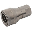 1"BSPP Female Thread ISO-B Sta inless Steel Interchange Coup; SSHISO-B16 product image by Roladex 
