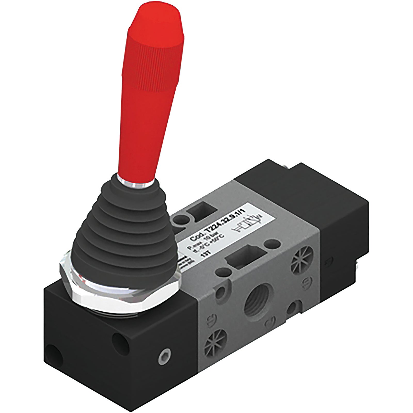 Pneumax T224.32.9/2 - 1/4" BSPP Female Lever Valve