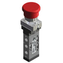 1/8" BSPP Female Palm Button Valve; T228.52.6.25 product image by Pneumax