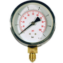 FT Pro B401A346L - 3/8" BSPP Hvac Gauge 100mm Diameter