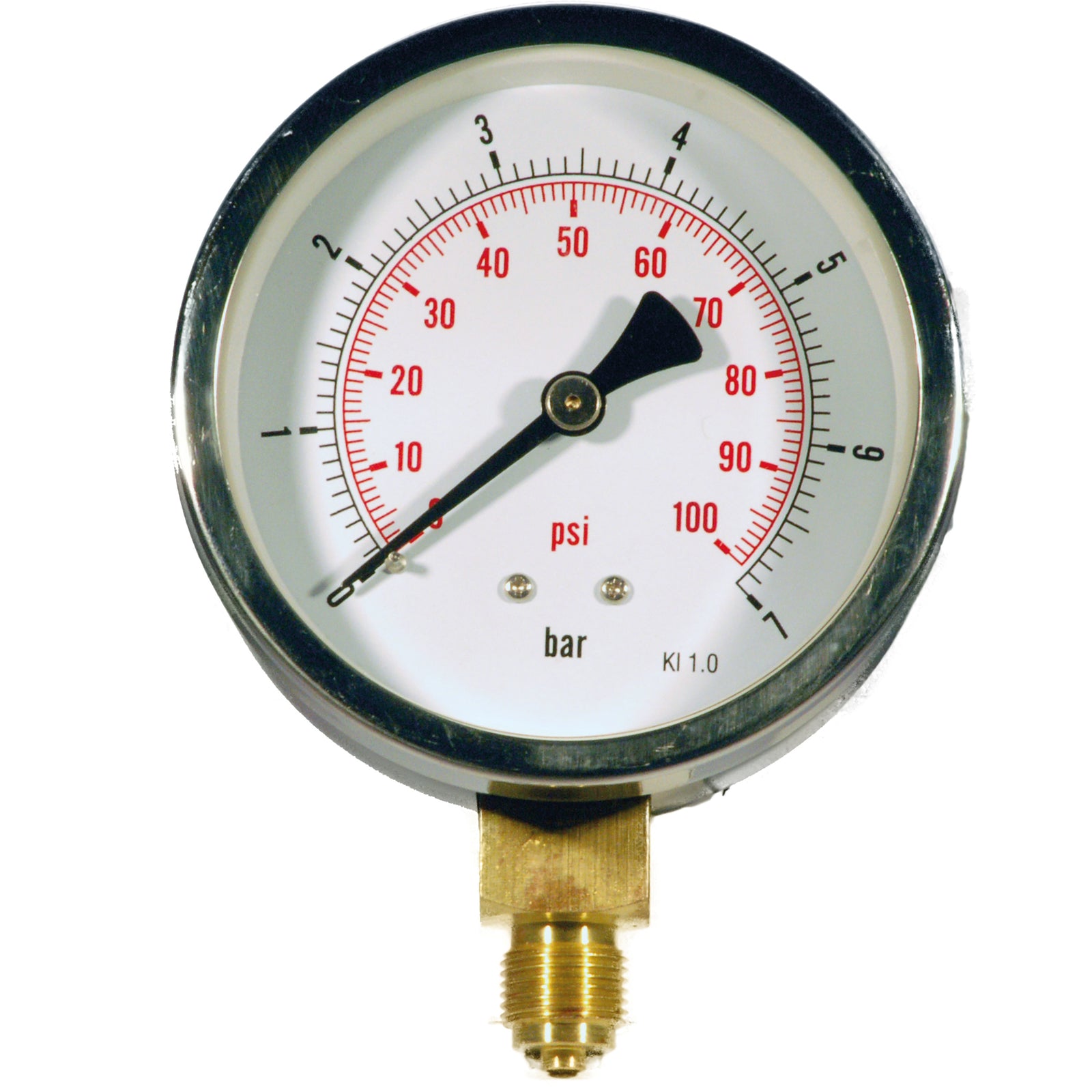 FT Pro B401A344L - 3/8" BSPP Hvac Gauge 100mm Diameter