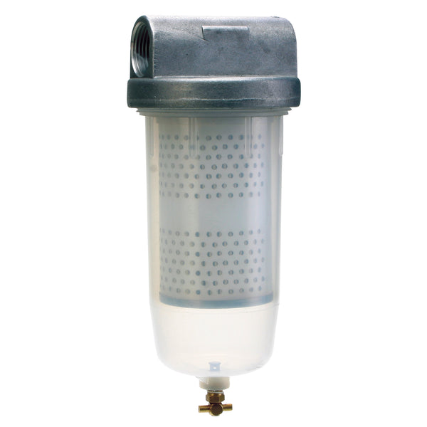 1" FUEL FILTER ASSEMBLY C/W 10 MICRON ELEMENT; ZFFL02B product image by Groz