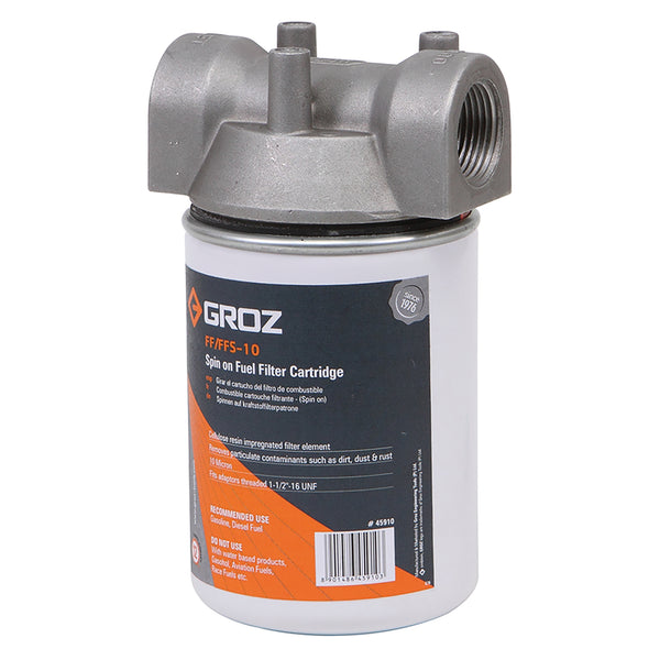 FUEL FILTER HOUSING C/W SPIN ON CARTRIDGE; ZFFS10BSP product image by Groz