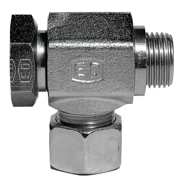 1/2" BSPP Male x 16mm OD EO Banjo Elbow; WH16SRCF product image by Parker