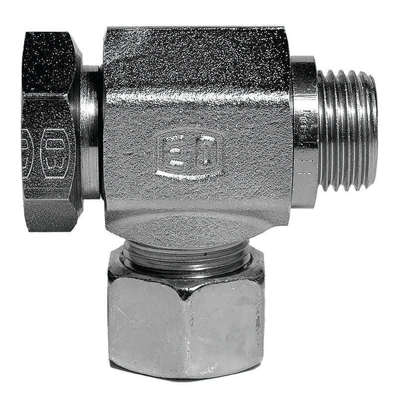 1/2" BSPP Male x 16mm OD EO Banjo Elbow; WH16SRCF product image by Parker