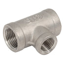 FT Pro SSFUT080408 - 1/2" BSPP X 1/4" BSPP Branch Reducing Tee