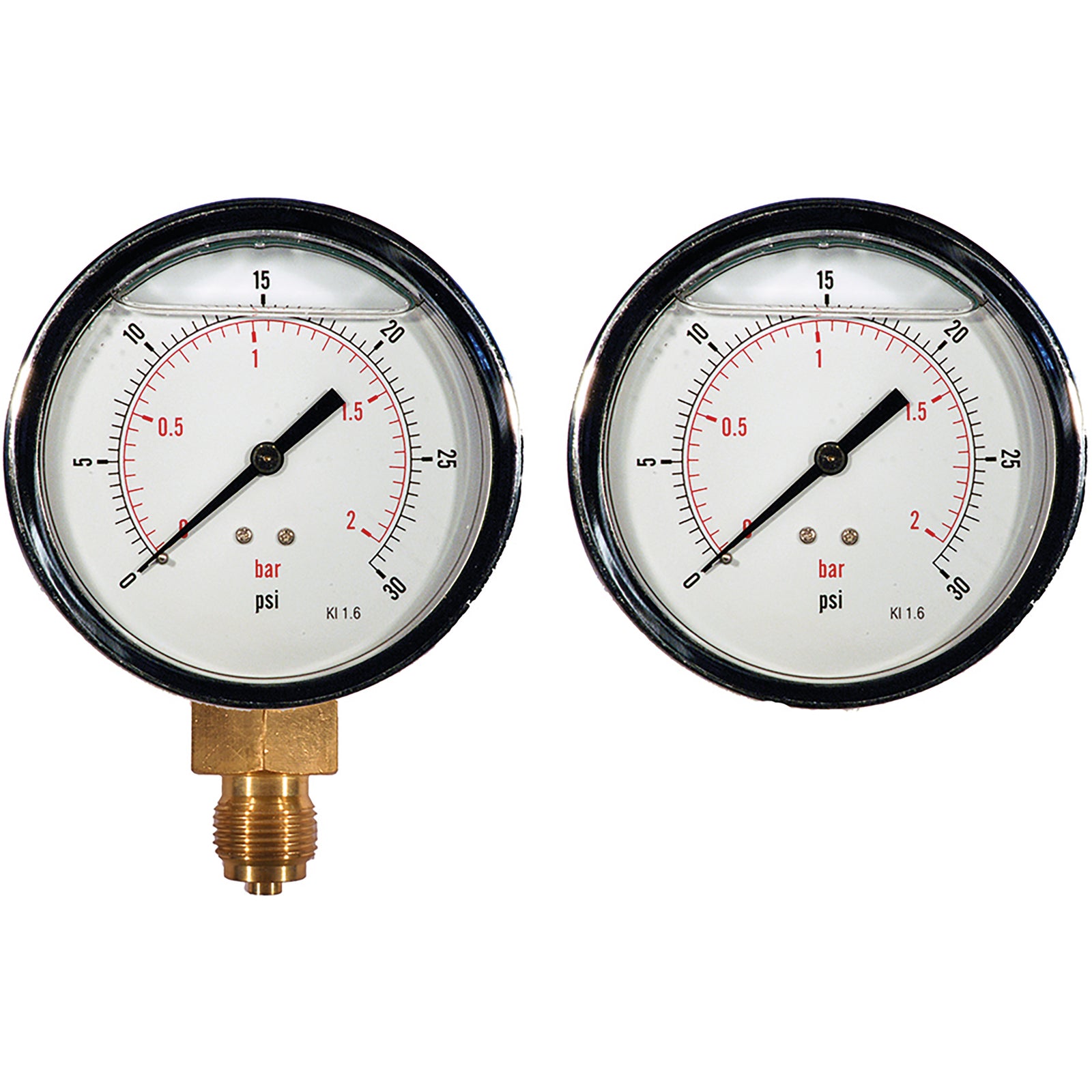 Non-branded PGBG100212 - 1/2" BSPP Glycerine Gauge 100mm Diameter
