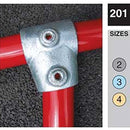 FT Pro PCLAMPS-201-4 - Slope Range Short Tee 4 -10 De G Size 4