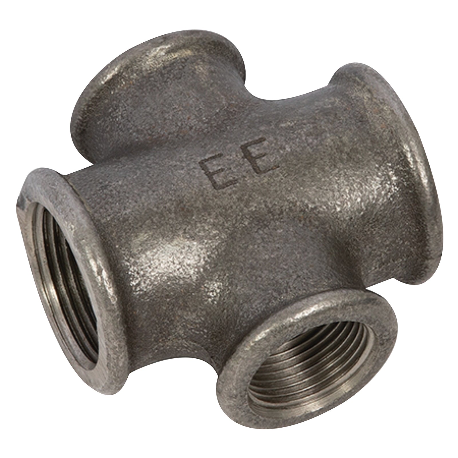 EE EE-MI180-1-12N - Black Un-Equal Cross 1" BSP X 1/2" BSP