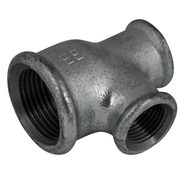 Galv Tee Reducing on Run and Branch 1" x 3/4" x 3/4"; EEMI30C13434 product image by EE