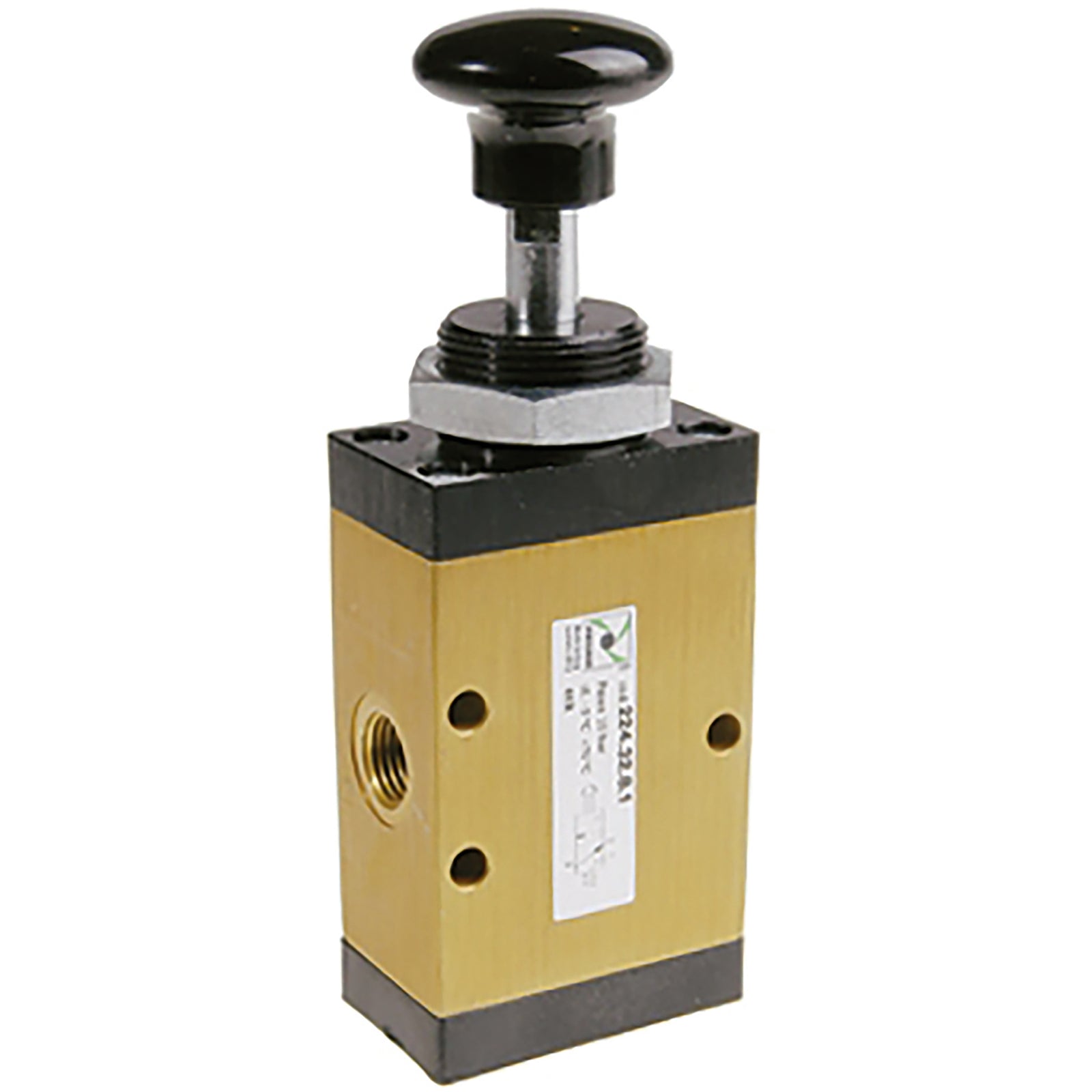 Pneumax 224.32.8.1 - 1/4" BSPP Female Push Button Valve