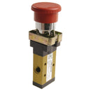 1/8" BSPP Female Push Button Valve; 228.32.6.25 product image by Pneumax