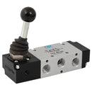 1/4" BSPP Female Lever Valve; 522ML90 product image by AZ Pneumatica