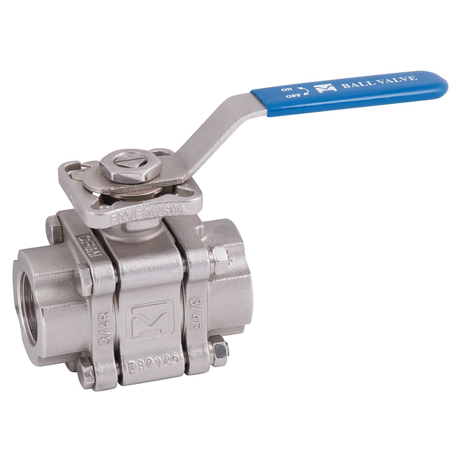 Haitima 2013K R-34 R-34 3/4" BSPP 3Pc Rb B/V Lvr Ss Fsas