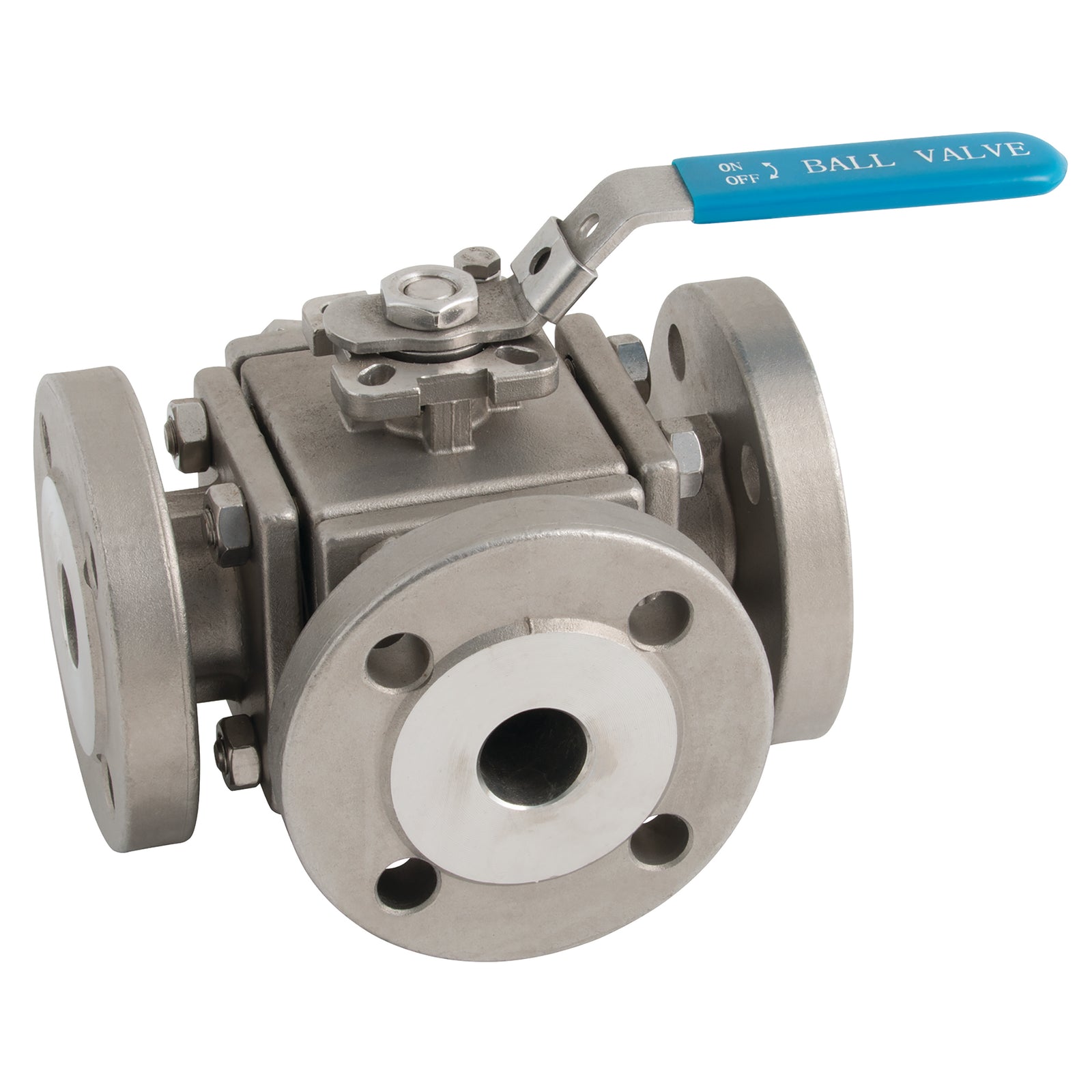 Haitima 2059DL16 04 04 1/2" Pn16 Flange D/Mnt Ss 3W L-Prt Fbbv