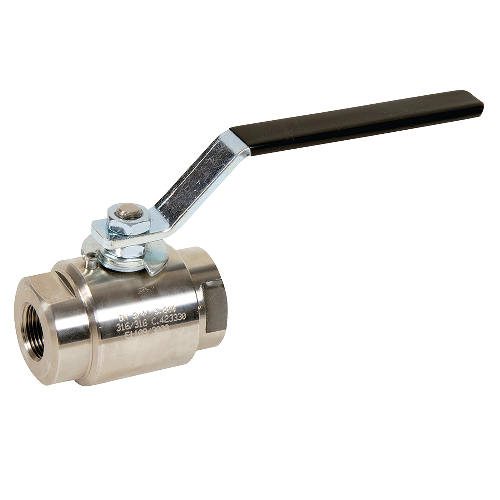FT Pro 7350-38 - 3/8" BSP St/St #1500 Ball Valve Lever Op