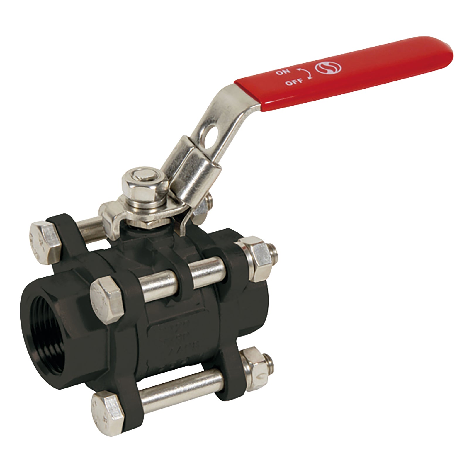 FT Pro 7960-14 - 1/4" BSP 3 Piece Carbon St B/Vlve Pn63