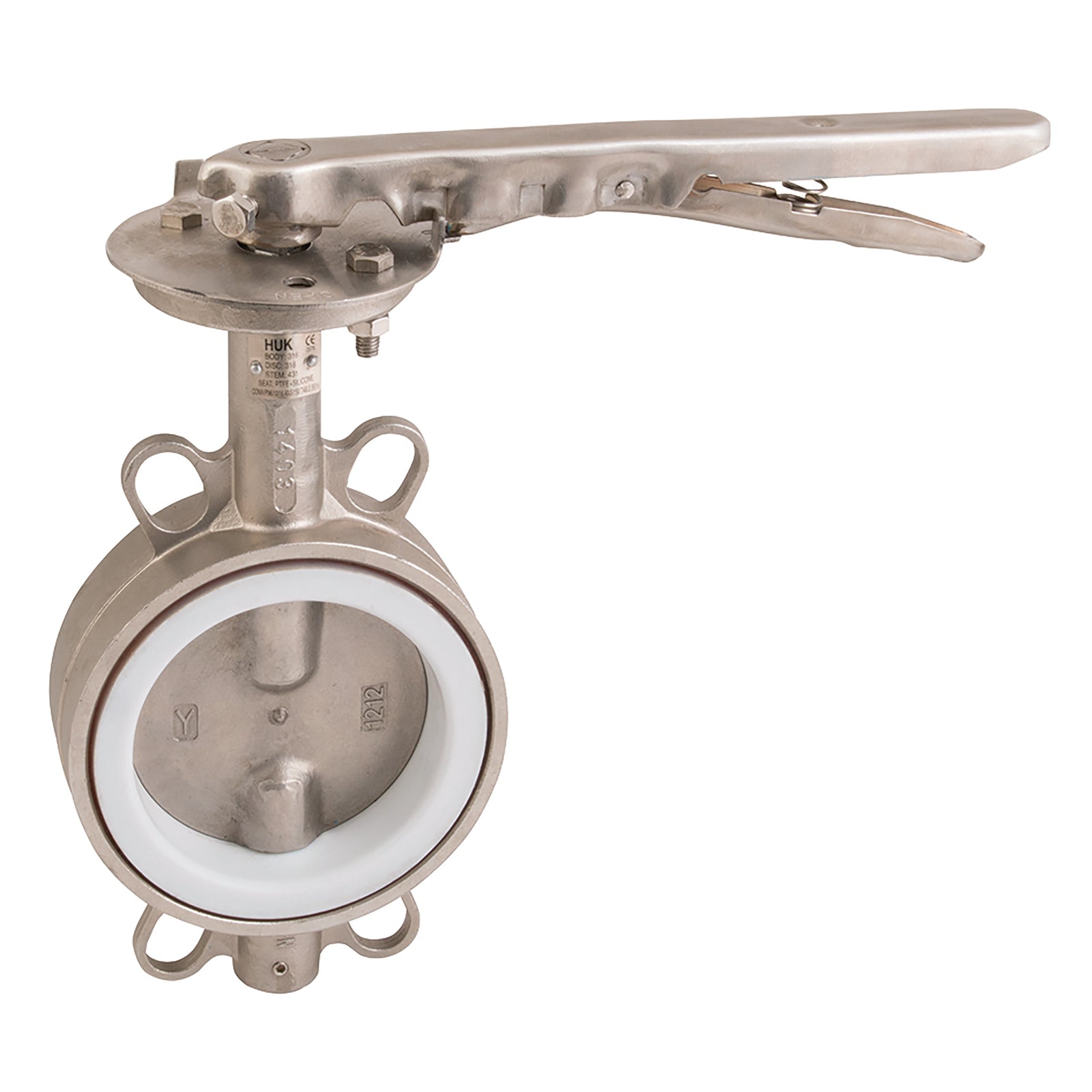 FT Pro 2014WU 12 12 4" Wafer Bfly Vve Ss/Ss/Pt+Sil Ss Lvr
