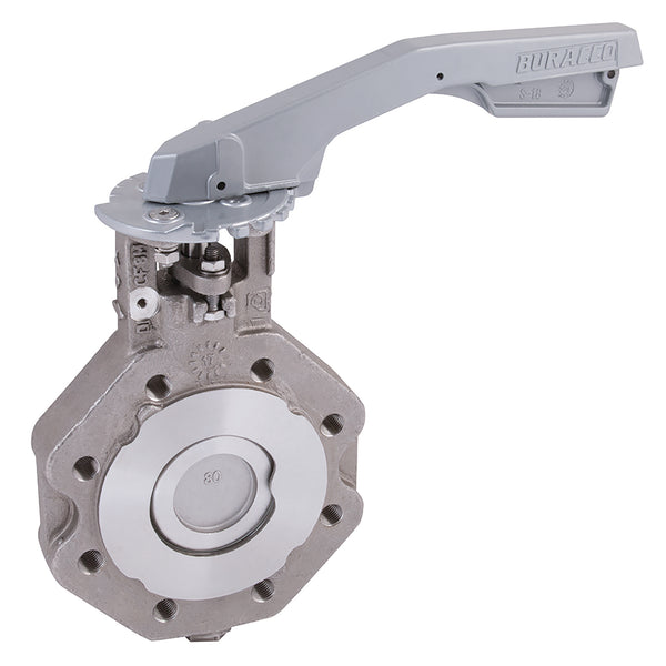 3" PN40 L+T BFLY VV SS/SS/RTFE LVR OP; 5490T 11 product image by Buracco