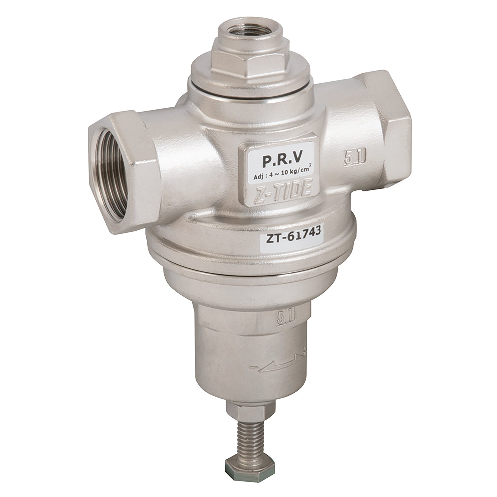 FT Pro RETW-040-B - 1.1/2"BSP Ss Pres Red Vlv Wrasepdm 4-10B