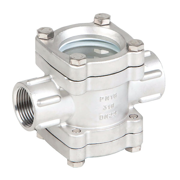 2" BSP SS DOUBLE WINDOW SIGHT GLASS; 2240-2 product image by Genebre