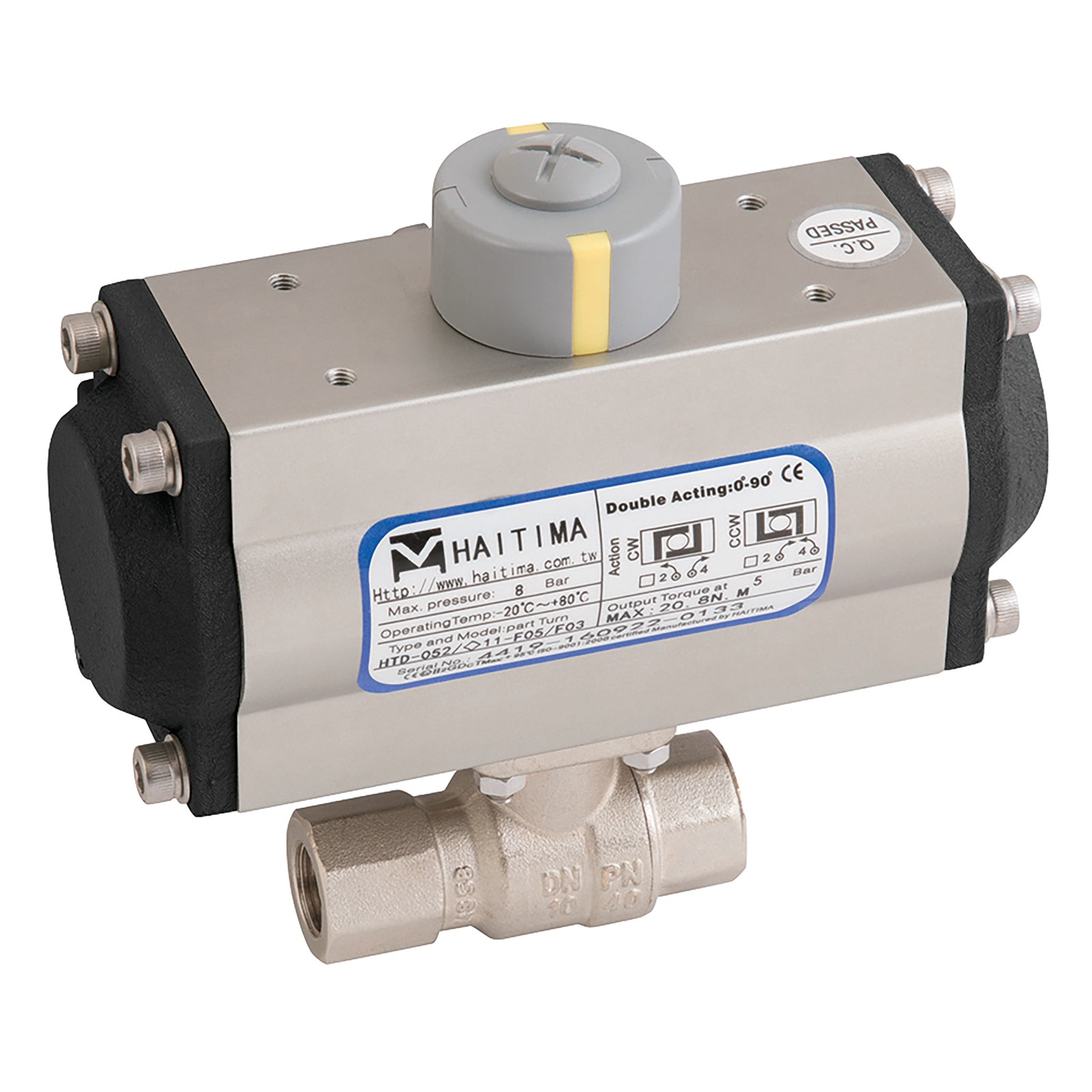 Haitima, Enolgas HDA 1021-14 1021-14 1/4" BSP Brs Bv F/W Haitima Da Act
