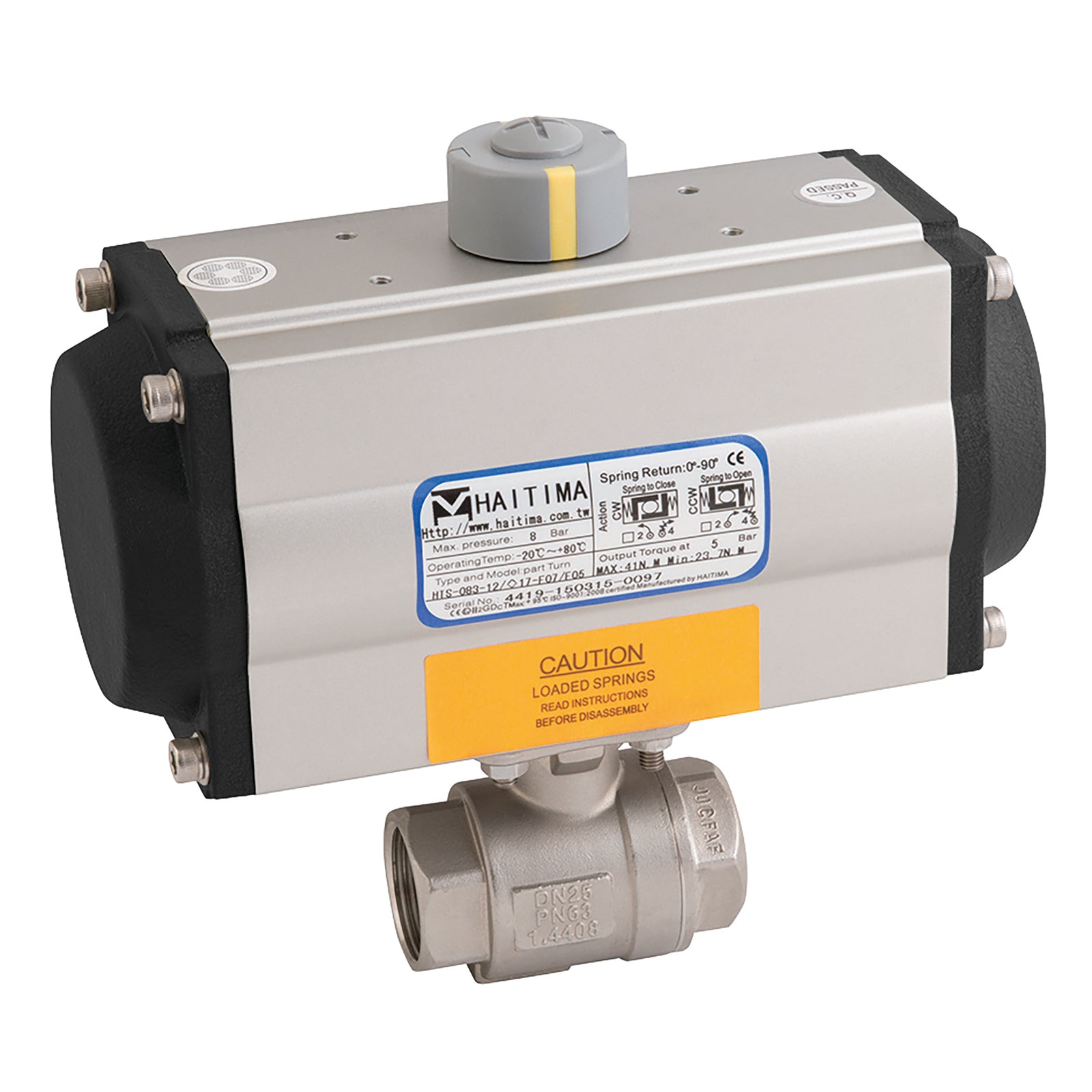 Haitima HDA 2006SD-12 2006SD-12 1/2" BSP 2 Pce Ss B/V Fit With Htd-032 Da