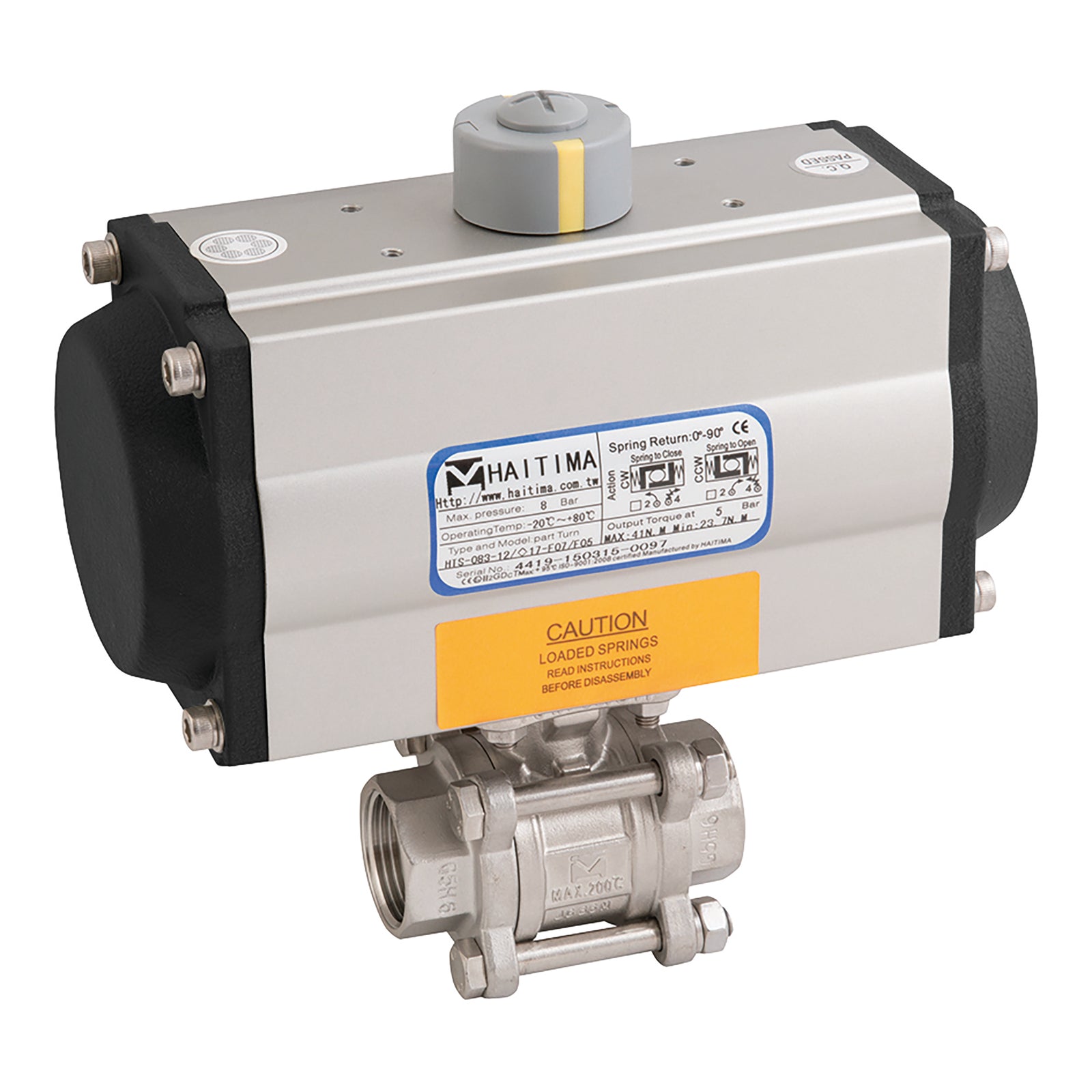 Haitima HDA 2011ND-212 2011ND-212 2.1/2" Nbsw Ss 3Pc Fbbv Da Act