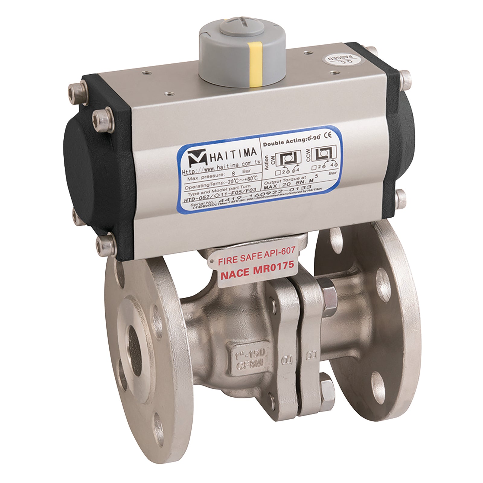 Haitima HDA 2020D 05 2020D 05 3/4" Asa150 Ss Fsas Fbbv F/W Hait Da Act