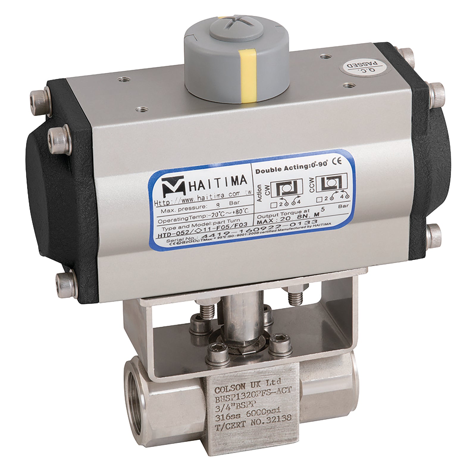 Haitima, FT Pro HDA HPSS-12 HPSS-12 1/2" BSP Ss 6K Rbbv F/W Haitima Da Act