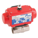 Prisma, RuB Valves DA 6400-4 6400-4 4" Brass Wras Ball Valve F/W Pa Da Act