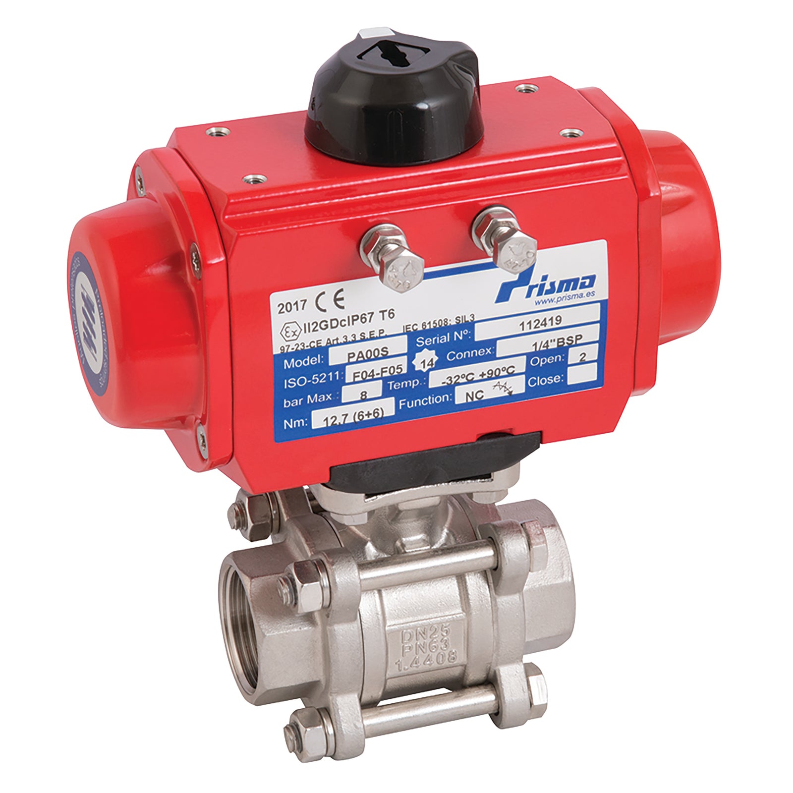 Haitima SA 2013ND-4 2013ND-4 4" BSP Ss 3Pc Fbbv F/W Prisma Sa Act