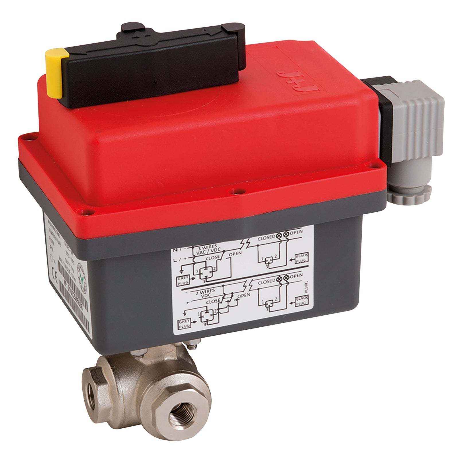 J+J L10 1071-34 1071-34 3/8" BSP Brs 3Wl Bv F/W J2L10 Lv Act