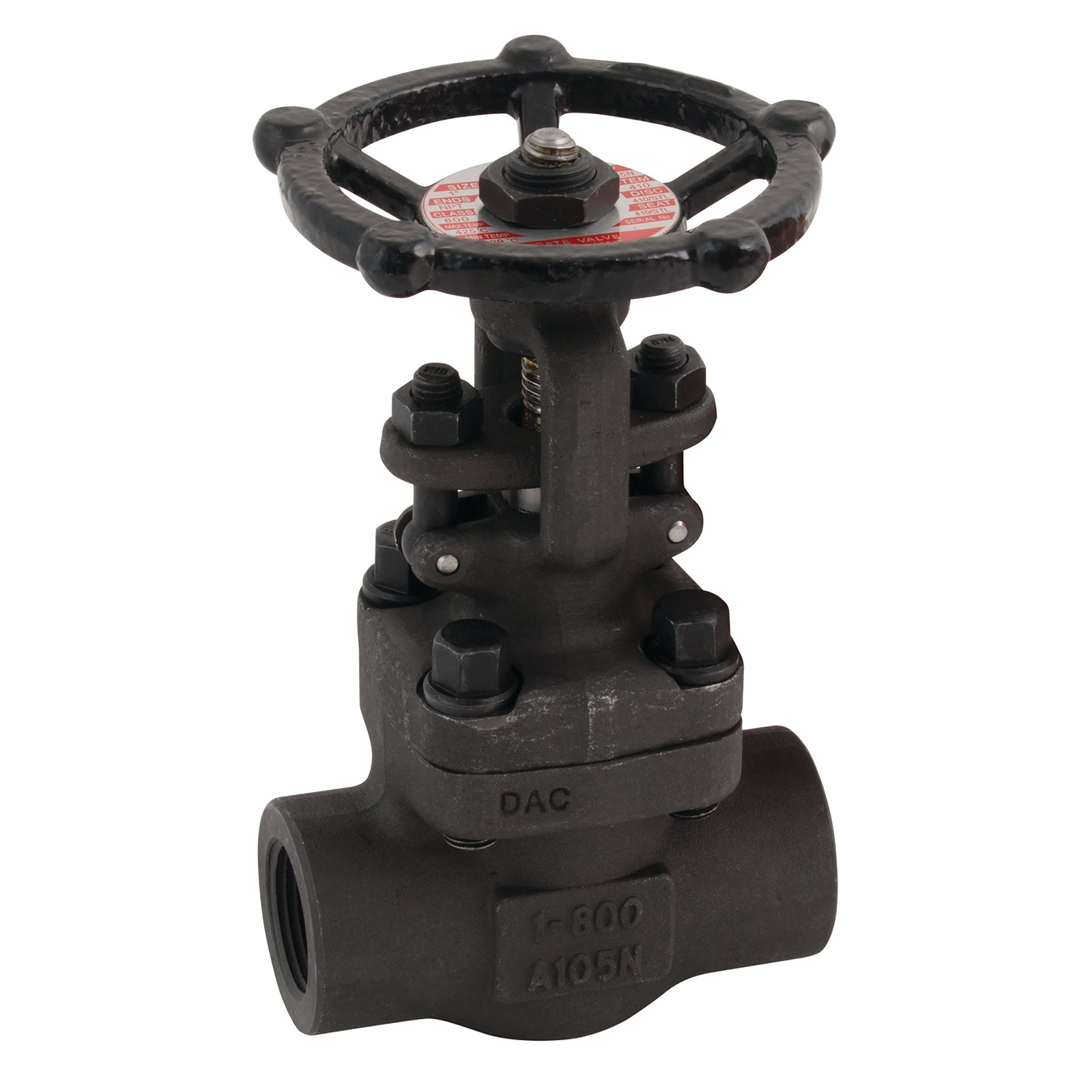 ICP Valves GA800C-114 - 1.1/4" Npt #800 Gate Valve Hand Wheel Op