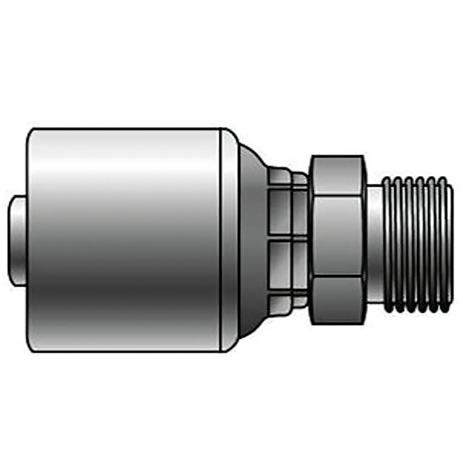 Gates 8G8MBSPP - 1/2" BSP Male X 1/2" Hose Tail 1 Piece