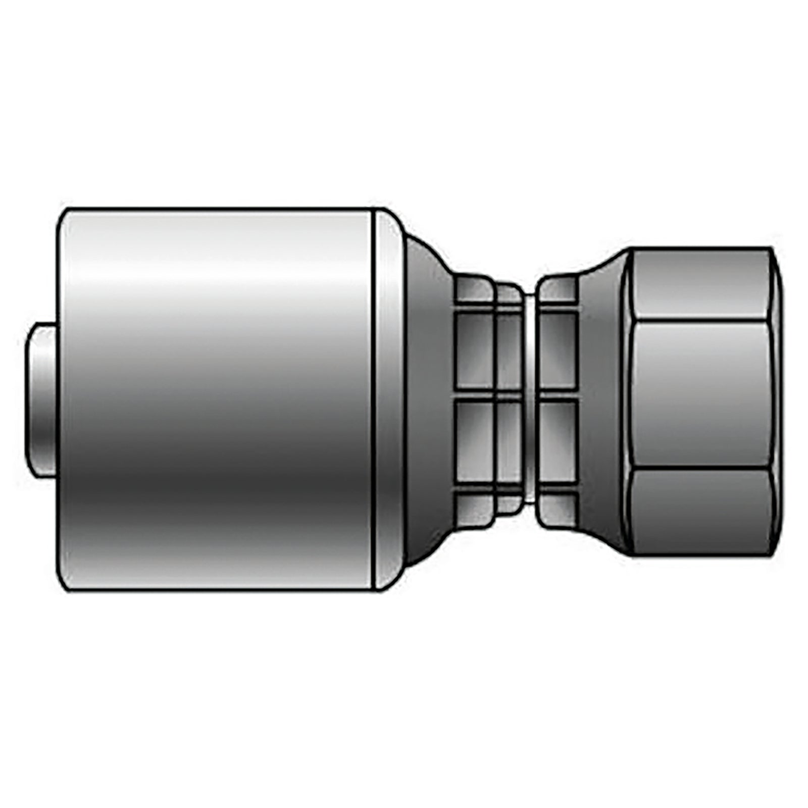 Gates 6G8FBSPORX - 1/2" BSP Female X 3/8" Hose Tail 1 Piece