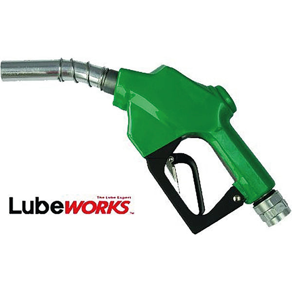 1" High Volume Auto Fuel Shut Off Nozzle Green; J1789023-1 product image by Redashe