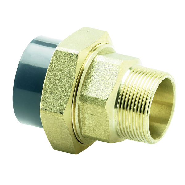 UPVC MLE BRASS COMPOSITE UNIONN 1"; MBU-1 product image by COMER