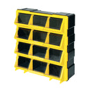 FT Pro V-ACO 12 PTL 12 PTL Component Organiser 12 Pockets With Transparent Lid,