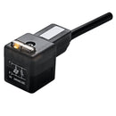 Valve Connector MA6 series moulded in cable Form A EN 175301-803 (DIN43650)/ISO 4400, 30mm Sq, 5 Mtr 24V AC/DC IP67, FT Pro; MA634V54PA05500 product image by FT Pro