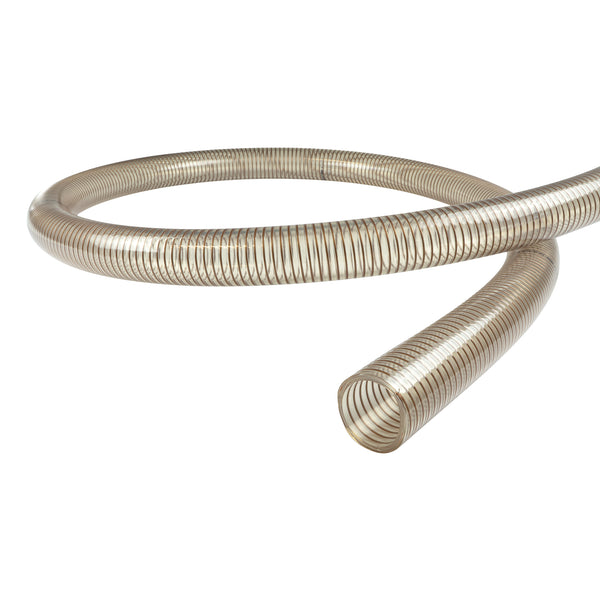 Abrasion resistant food quality suction and discharge hose, certified food delivery hose for liquids and dry foods such as fruit juice, milk, sugar and milk powder till 40°C. Working Temperature -25°C to 85°C; 448-3040-000 product image by Norres