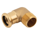 M-Press '6831015012 - 15mmx1/2" Bend 90 Deg Male Copper