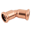 M-Press '792303535 - 35X35mm 45 Deg Elbow Copper