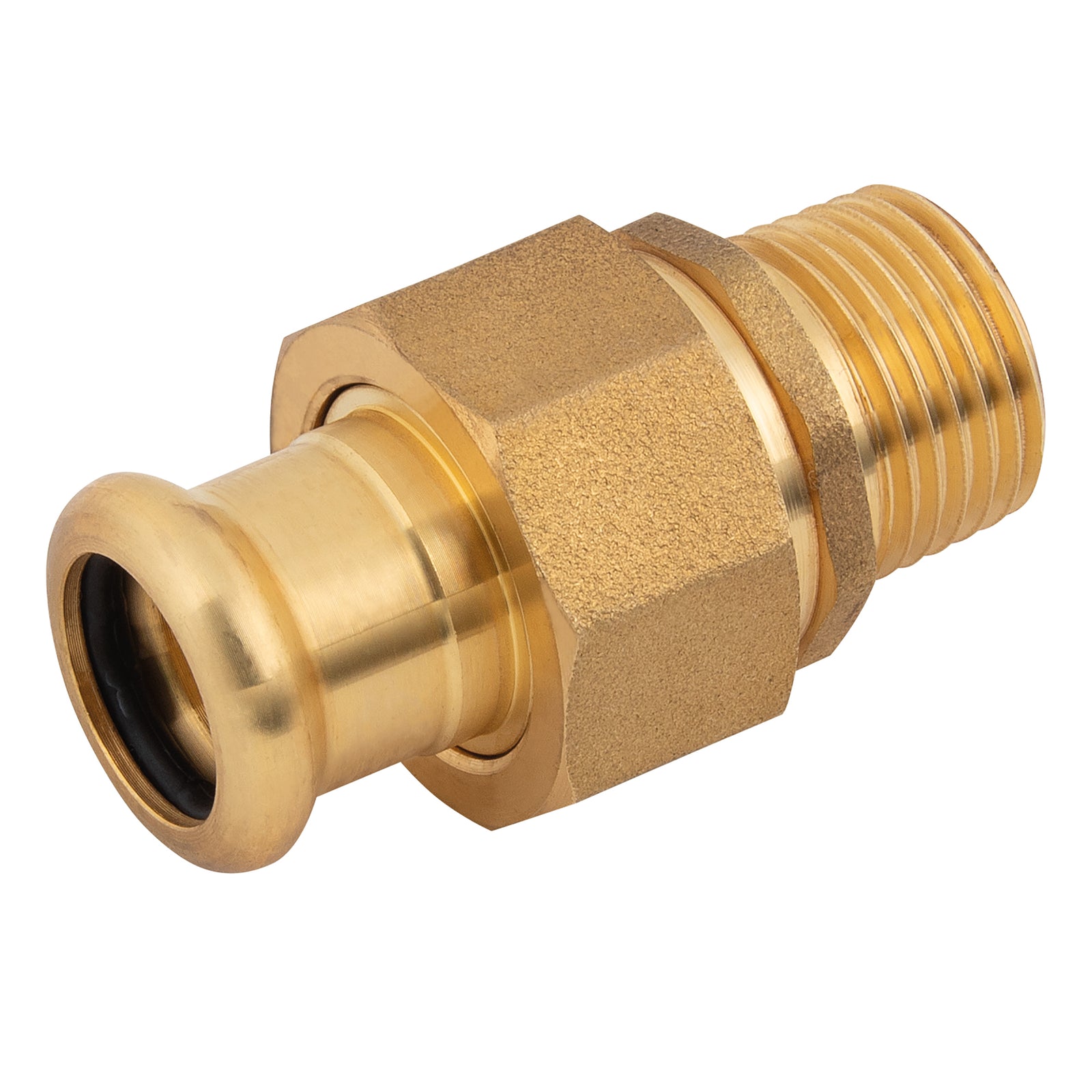 M-Press '6808015012 - 15X1/2" Male Union Adapter Copper