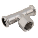 M-Press '14120543454 - 54X3/4"X54 Fmale Reducing T Ss 316 Fkm