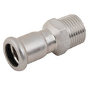 M-Press '1701035114 - 35mmx1 1/4" Male Adapter Ss 316 Gas