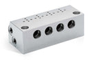 Image of K105-02 - Manifold to suit series k M5 ports 5 valve positions - Camozzi | Roladex UK
