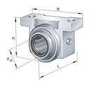 INA KGB-1636PPAS Linear Ball Bushing