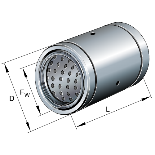 INA PAB-2558PPAS Plain Linear Bushing