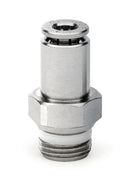 Image of S6510 5-1/8 - Push in fitting male stud 5mm tube 1/8 thread (Pack of 5) - Camozzi | Roladex UK